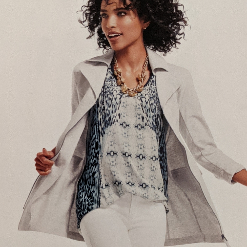 CAbi Mixed Print Tunic